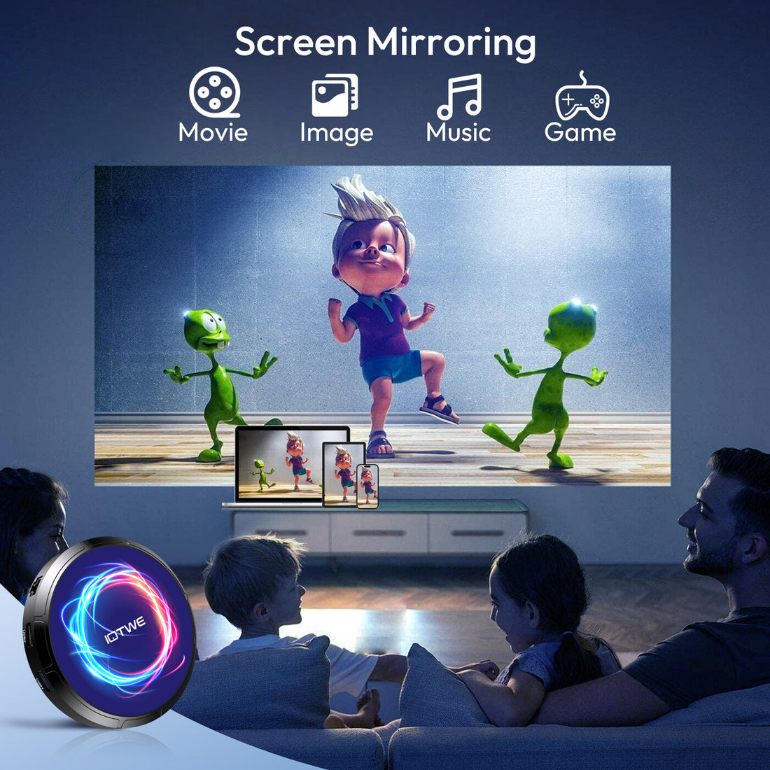 Smart Android - Android 14 - Media Player - with WiFi 6 - 128GB RAM / 64GB Storage