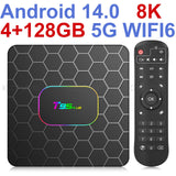 Smart Android - Android 14 - Media Player - with WiFi 6 - 128GB RAM / 64GB Storage