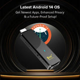 TV98 ATV X9 - Android 14 - Streaming Stick - with 8K / Dual-Band WiFi / Bluetooth 5