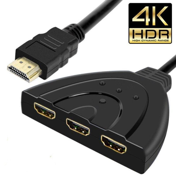 4K 3-Port HDMI Switch / Splitter