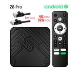 Z8 PRO - Android 12 - Media Player - with 8K / Bluetooth 5 / Voice Remote - 4GB RAM / 32GB Storage