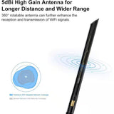 1200Mbps Wireless USB WiFi Adapter