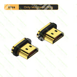 HDMI 2.1 Right-Angle Male-to-Female Adapter - 8K / 4K
