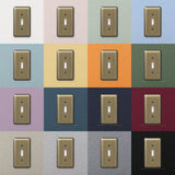 Brass 3-Gang Toggle Wall Plate (1-Pack)