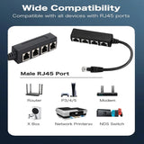 Gigabit RJ45 Ethernet Splitter Adapter