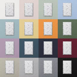 Diamond Plate 2 Gang 1-Toggle and 1-Duplex Aluminum Wall Plate - Aluminum