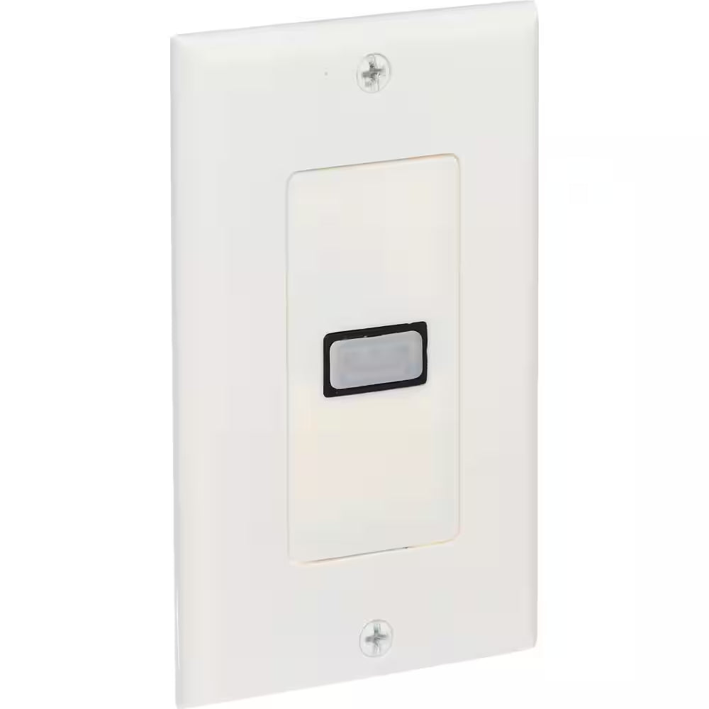 White 2-Gang Audio/Video Wall Plate (1-Pack)