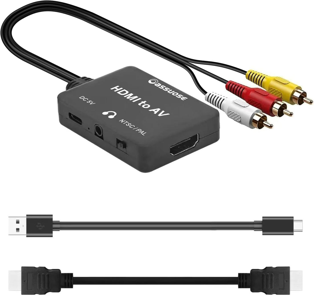 HDMI to RCA AV Converter Adapter - 1080p