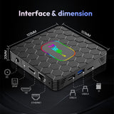 Smart Android - Android 14 - Media Player - with WiFi 6 - 128GB RAM / 64GB Storage