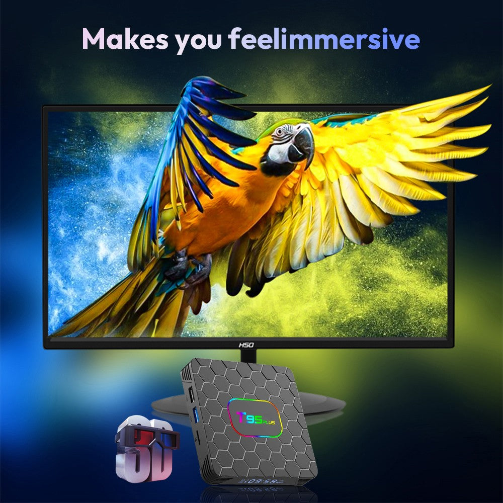 Smart Android - Android 14 - Media Player - with WiFi 6 - 128GB RAM / 64GB Storage