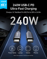 USB-C to USB-C Cable - 240W