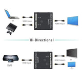 4K Bi-Directional HDMI Switch / Splitter