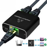 Gigabit RJ45 Ethernet Splitter Adapter