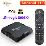 Smart Android S905X4 - Android 11 - Media Player - with 8K - 4GB RAM / 32GB Storage