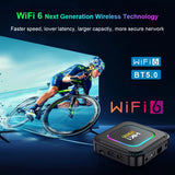 HK1 RBOX K8 - Android 13 - Media Player - with 8K / WiFi 6 - 4GB RAM / 128GB Storage