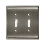 Nickel 2-Gang Toggle Wall Plate (1-Pack)