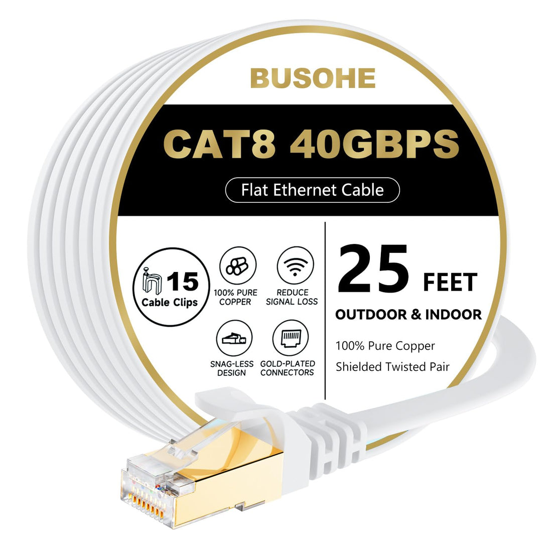 Cat8 Ethernet Network Cable / Adapter