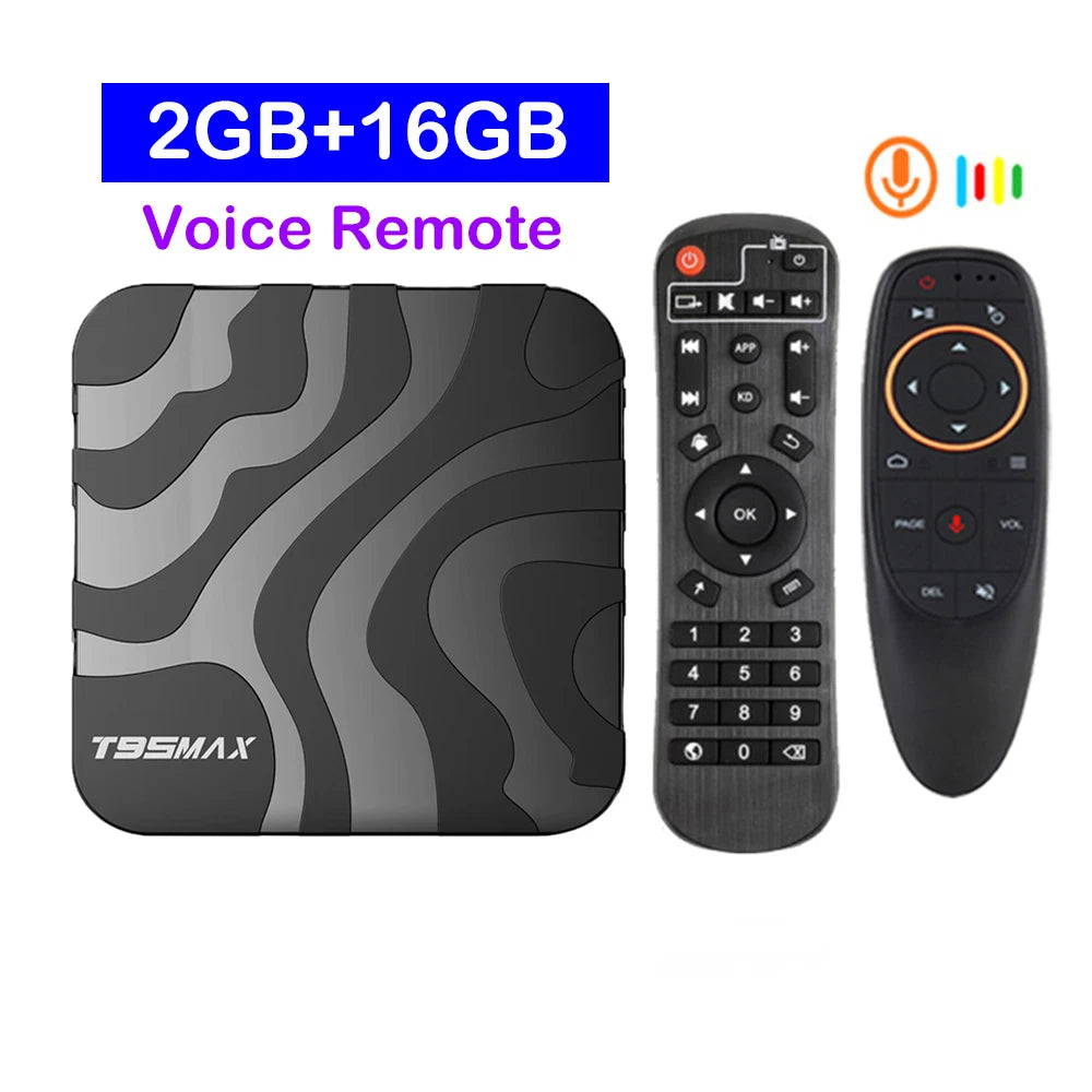T95 MAX - Android 16 - Media Player - with 8K / WiFi 6 / Bluetooth 6 - 8GB RAM / 128GB Storage