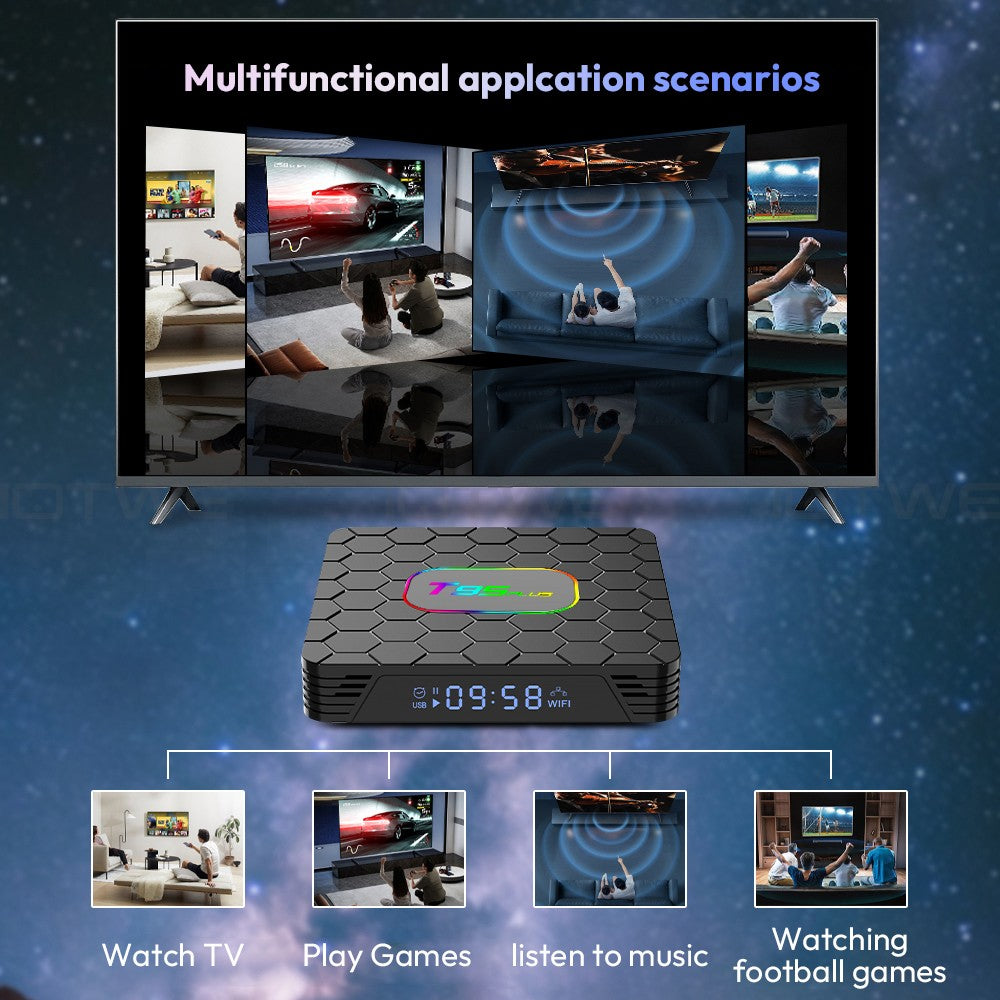 Smart Android - Android 14 - Media Player - with WiFi 6 - 128GB RAM / 64GB Storage