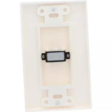 White 2-Gang Audio/Video Wall Plate (1-Pack)