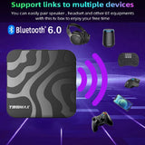 T95 MAX - Android 16 - Media Player - with 8K / WiFi 6 / Bluetooth 6 - 8GB RAM / 128GB Storage