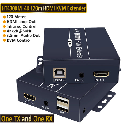 HDMI Extender Kit - 120M Range - DAB Media Solutions