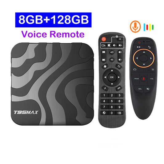 T95 MAX - Android 16 - Media Player - with 8K / WiFi 6 / Bluetooth 6 - 8GB RAM / 128GB Storage - DAB Media Solutions