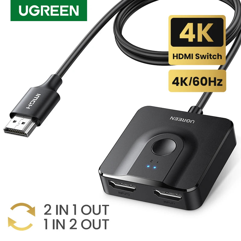 4K Bi-Directional HDMI Switch / Splitter