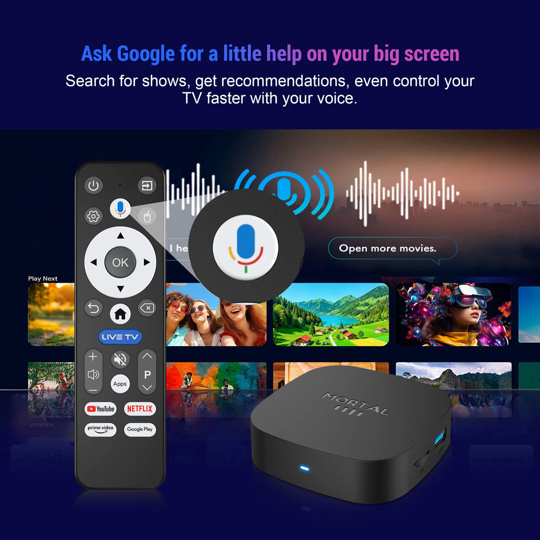 T1 - Android 16 - Media Player - with 8K / Dual-Band WiFi - 8GB RAM / 128GB Storage