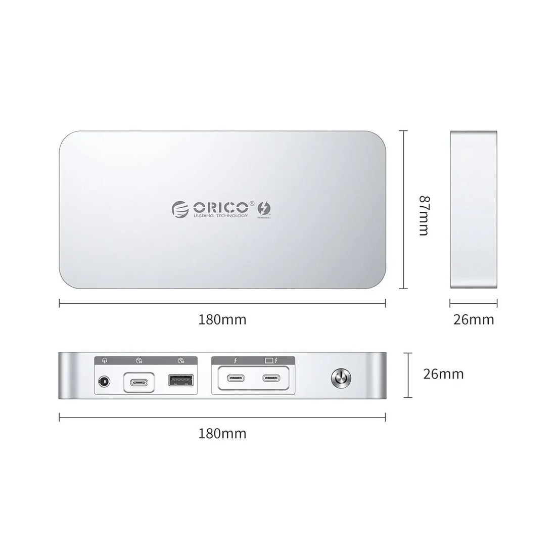 Thunderbolt Docking Station with HDMI, USB and Ethernet