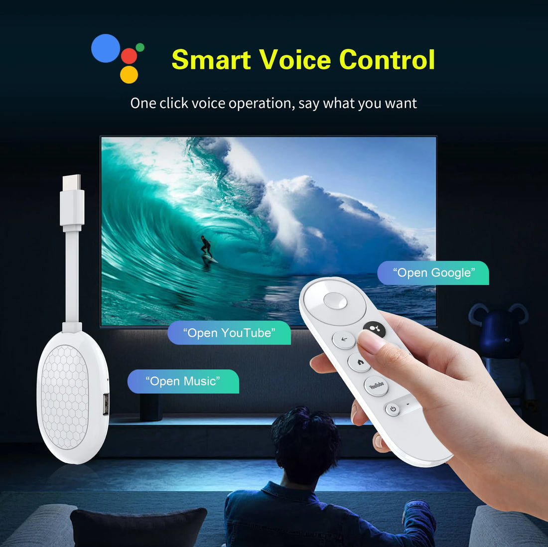 Q2S - Android 14 - Streaming Stick - with 8K / WiFi 6 / Bluetooth 5