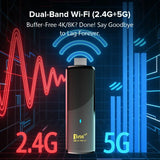 TV98 ATV X9 - Android 14 - Streaming Stick - with 8K / Dual-Band WiFi / Bluetooth 5