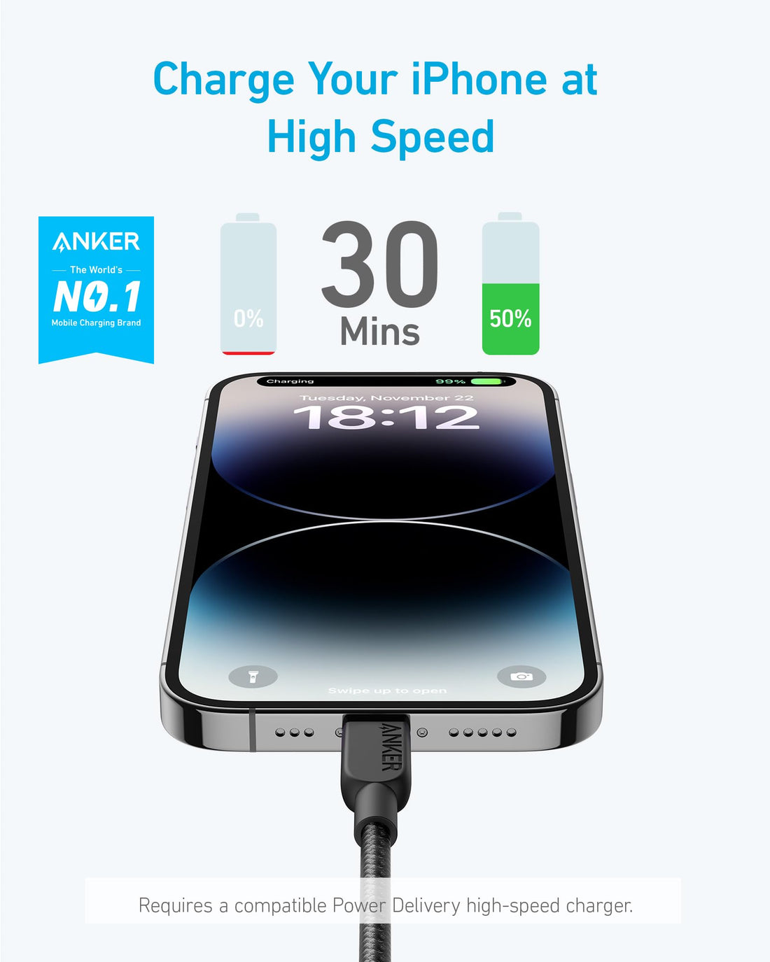 USB-C to Lightning Cable