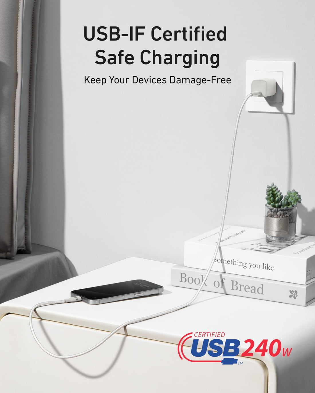 USB-C to USB-C Cable - 240W