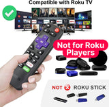 Anderic RRLF16 Replacement Remote Control for Roku TVs such as ONN, Hisense, Philips, TCL, RC - AFIR, RC - ALIR, RC280