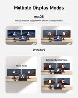11-in-1 USB-C Docking Station with HDMI, VGA, Ethernet and PD