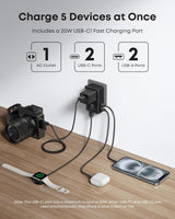 Anker Nano Travel Adapter - 5-in-1 USB-C Power Hub
