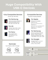 USB-A to USB-C Braided Cable