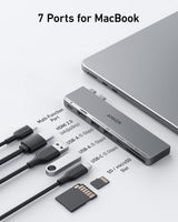 USB-C Multiport Hub with 4K HDMI, Ethernet and PD Charging