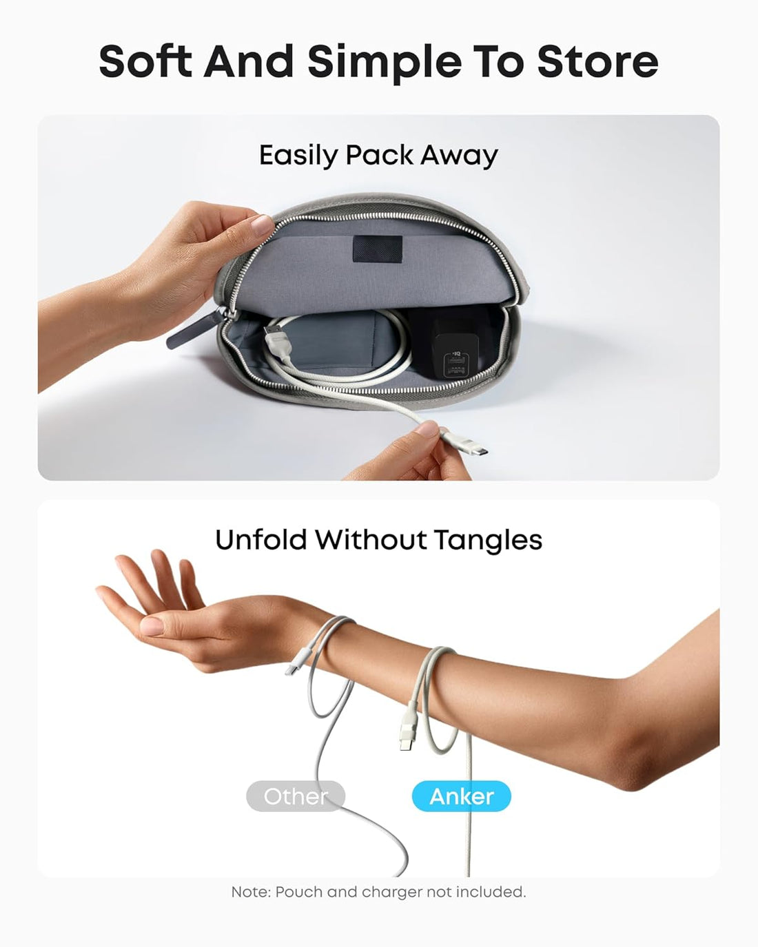 USB-A to USB-C Braided Cable