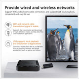 Smart Android - Android 14 - Media Player - with WiFi 6 - 128GB RAM / 64GB Storage