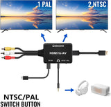 HDMI to RCA AV Converter Adapter - 1080p