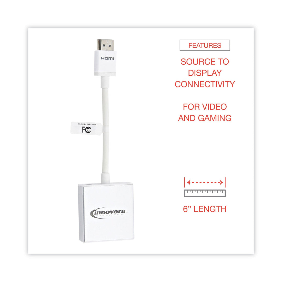 HDMI to VGA Adapter Cable - 1080p