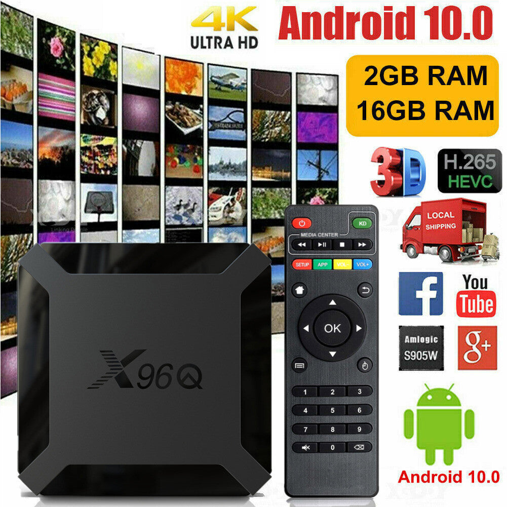 Smart Android - Android 14 - Media Player - with WiFi 6 - 128GB RAM / 64GB Storage