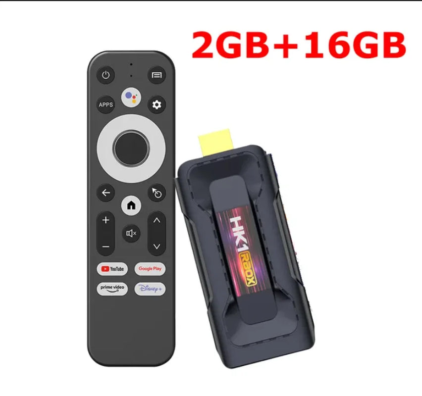HK1 RBOX D8 - Android 13 - Streaming Stick - with 8K / WiFi 6 / Bluetooth 5 - 4GB RAM / 32GB Storage