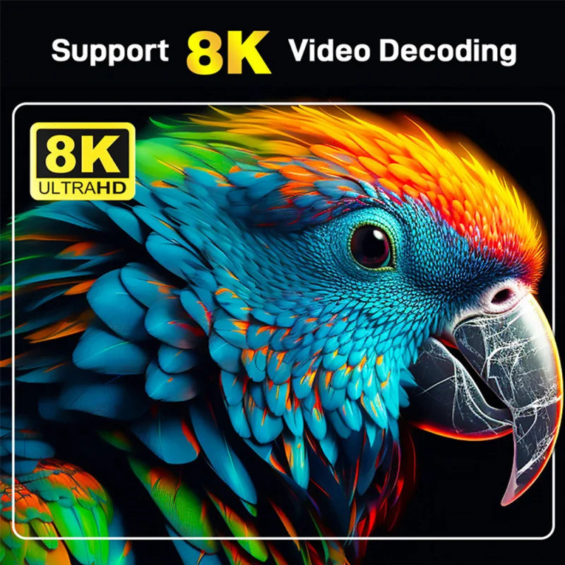 TV98 ATV PLUS - Android 14 - Media Player - with 8K / Dual-Band WiFi / Bluetooth 5