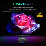 HK1 RBOX K8 - Android 13 - Media Player - with 8K / WiFi 6 - 4GB RAM / 128GB Storage