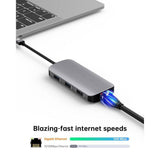 USB-C Multiport Hub with 4K HDMI, Ethernet and PD Charging