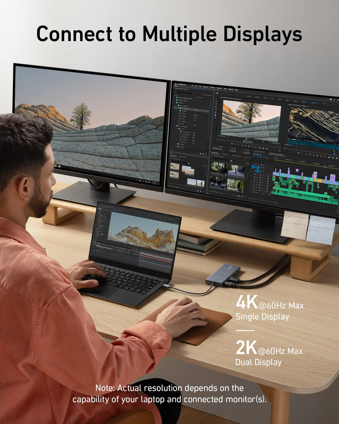 11-in-1 USB-C Docking Station with HDMI, VGA, Ethernet and PD