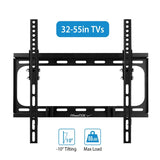 TV Wall Mount Tilt Dual Arm TV Mount Brackets Maximum VESA 400x400mm For 32-55in TVs